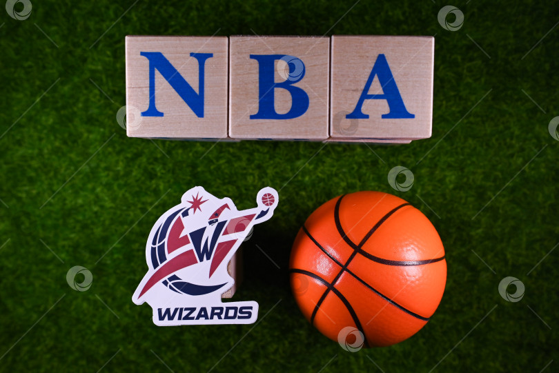 Скачать emblem of the National Basketball Association club фотосток Ozero