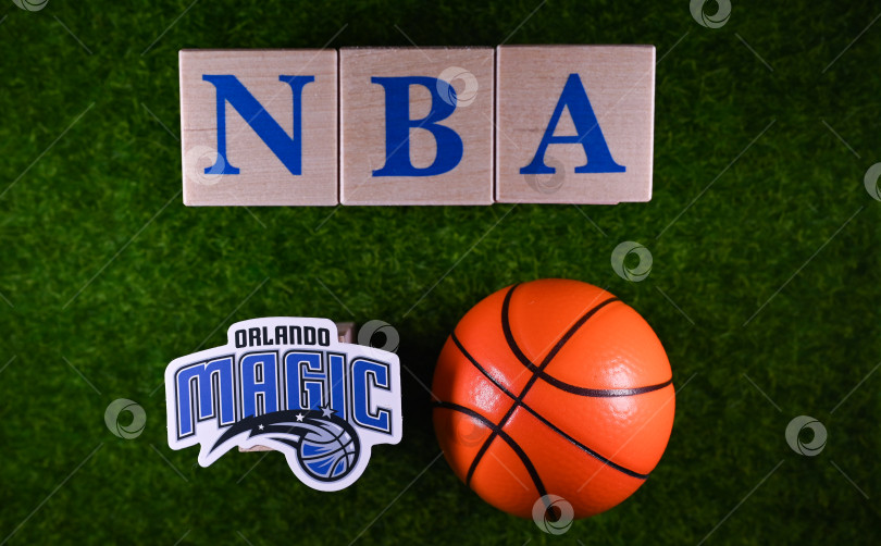 Скачать emblem of the National Basketball Association club фотосток Ozero