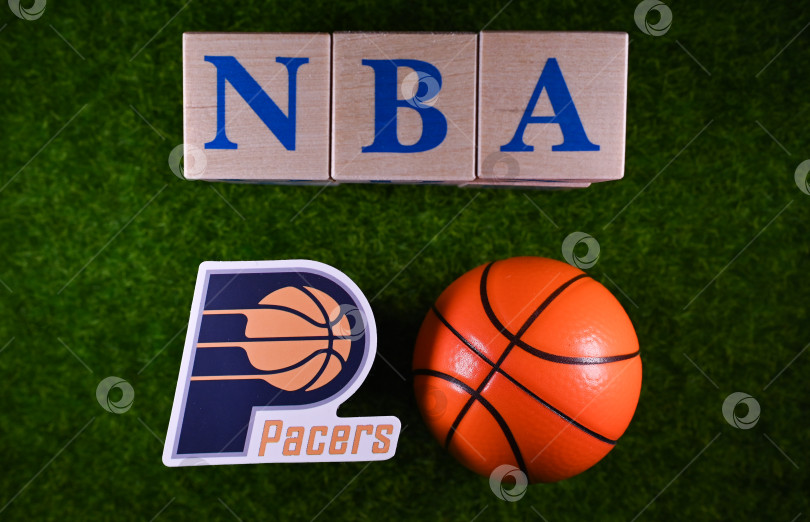 Скачать emblem of the National Basketball Association club фотосток Ozero