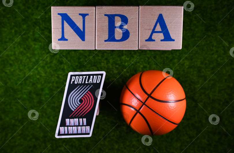 Скачать emblem of the National Basketball Association club фотосток Ozero