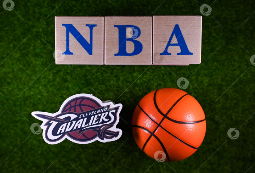 Скачать emblem of the National Basketball Association club фотосток Ozero