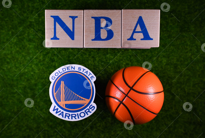 Скачать emblem of the National Basketball Association club фотосток Ozero