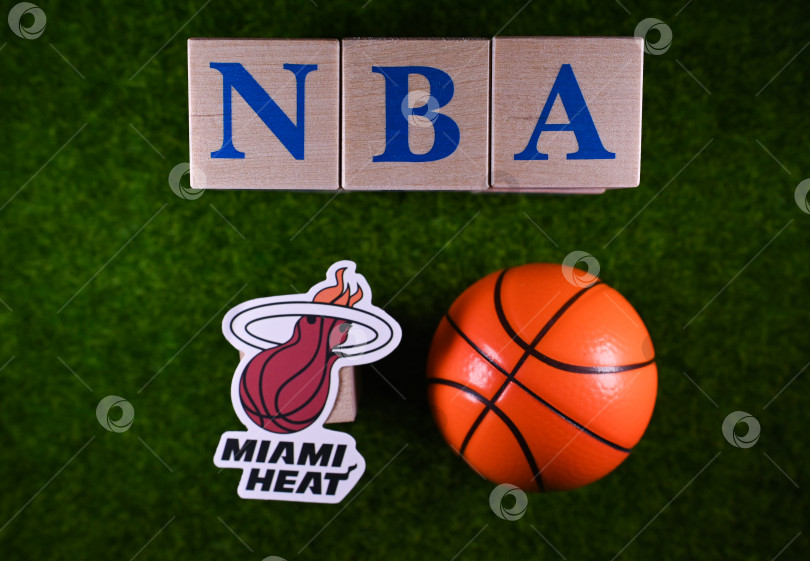 Скачать emblem of the National Basketball Association club фотосток Ozero