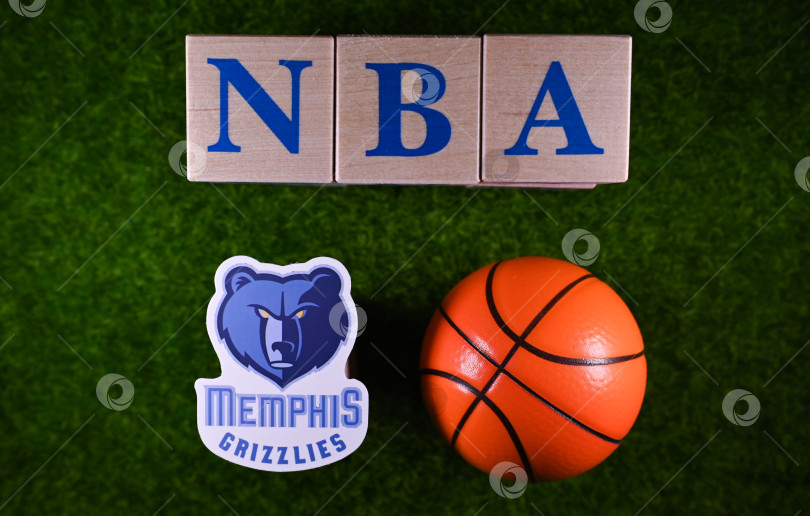 Скачать emblem of the National Basketball Association club фотосток Ozero