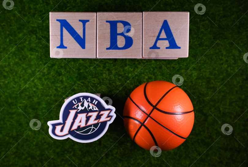 Скачать emblem of the National Basketball Association club фотосток Ozero