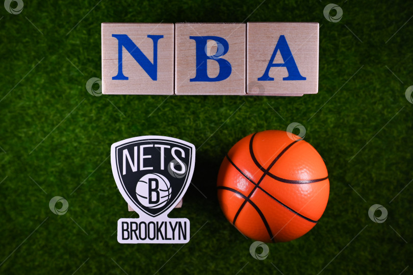 Скачать emblem of the National Basketball Association club фотосток Ozero