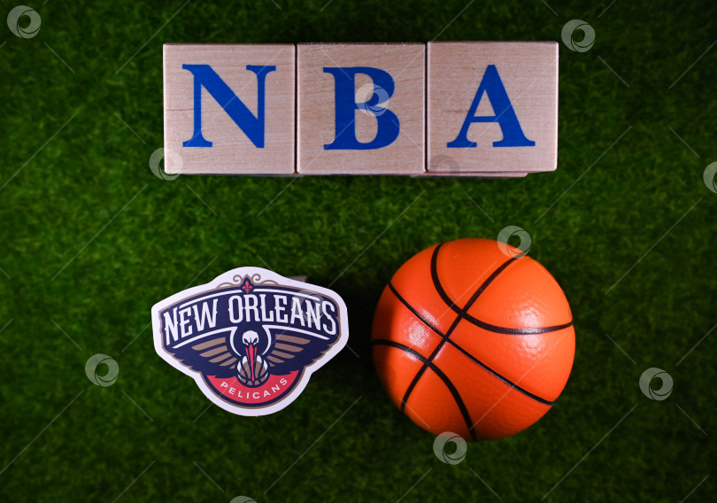 Скачать emblem of the National Basketball Association club фотосток Ozero