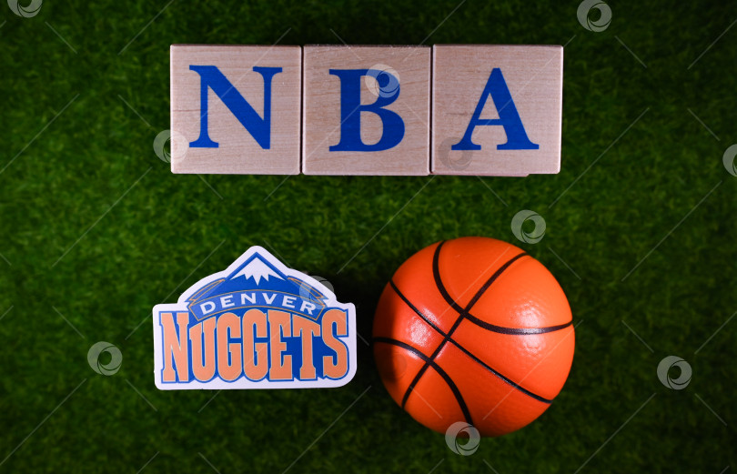 Скачать emblem of the National Basketball Association club фотосток Ozero