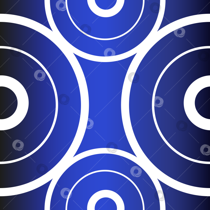 Скачать White circles on a blue gradient background. фотосток Ozero