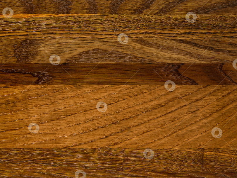 Скачать Brown Beige Texture of stained oak wood with grain, fragment of a wooden panel hardwood. surface bark is used as natural background, web page, board, table. Contrasts and symmetries. Space for text. фотосток Ozero