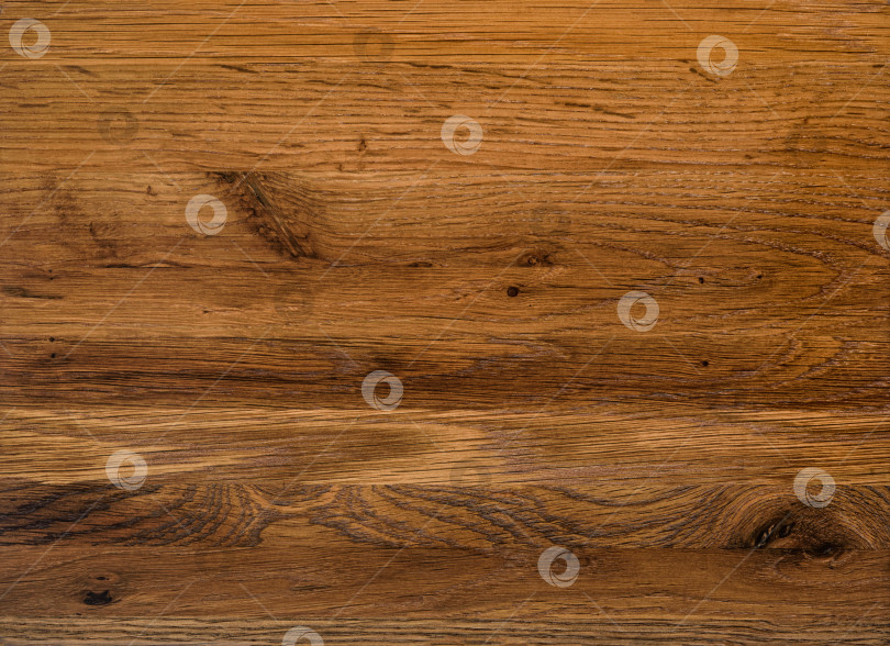 Скачать Brown Beige Texture of stained oak wood with grain, fragment of a wooden panel hardwood. surface bark is used as natural background, web page, board, table. Contrasts and symmetries. Space for text. фотосток Ozero