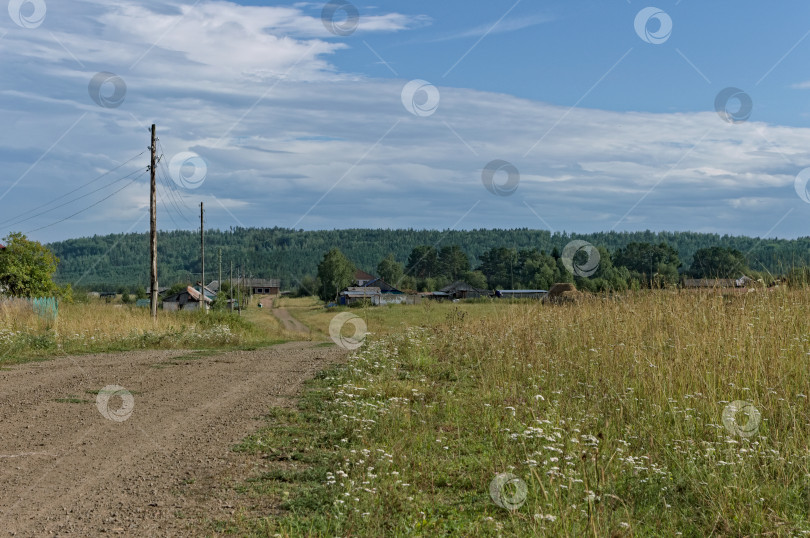 Скачать Сельская дорога фотосток Ozero