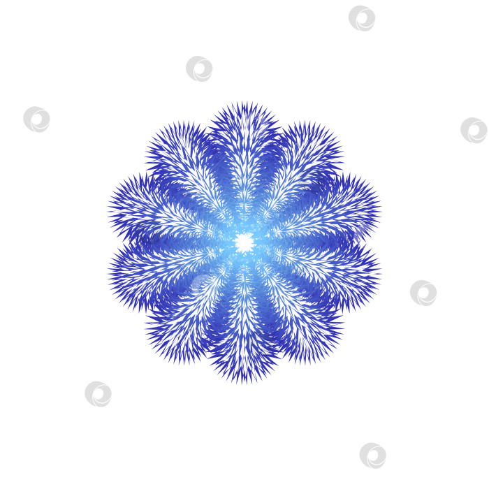 Скачать Ажурное векторное изображение, иллюстрация "цветок", абстрактный стильный дизайн фотосток Ozero
