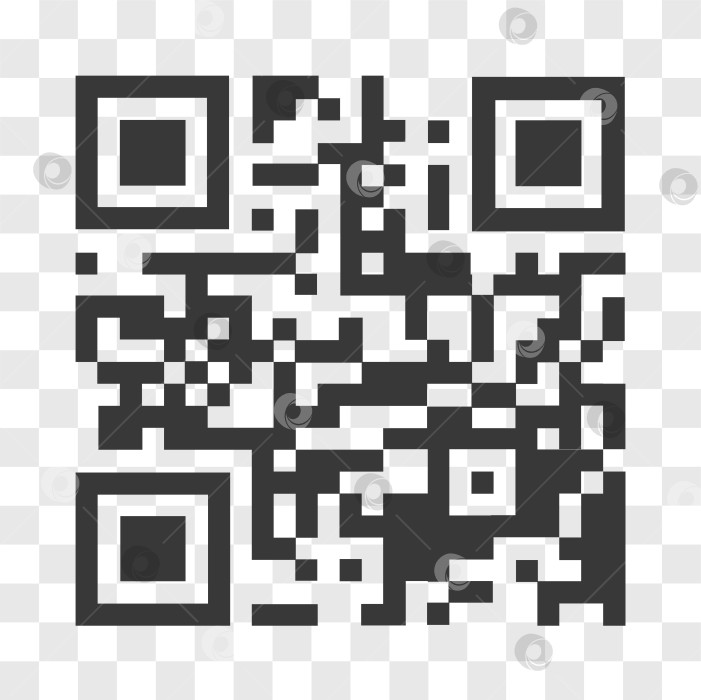 Скачать Значок Qr-кода. Векторная иллюстрация фотосток Ozero