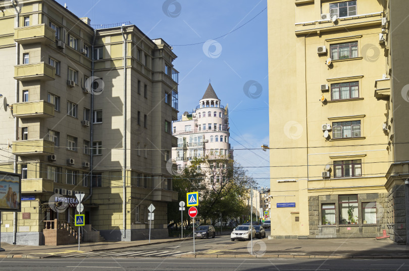 Скачать Типичная архитектура для центра Москвы, Россия. фотосток Ozero