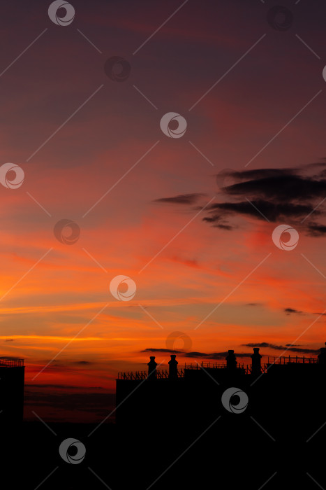 Скачать Закатное небо фотосток Ozero