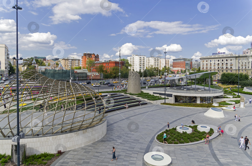 Скачать Paveletsky park, Moscow, Russia. фотосток Ozero