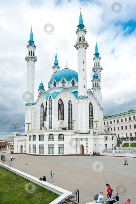 Скачать Вид на мечеть Кул Шариф в Казанском кремле фотосток Ozero