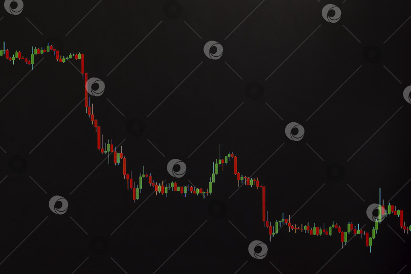 Скачать График торговли на фондовом рынке или Форекс и график свечей, подходящий для концепции финансовых инвестиций. График бизнес-свечей график инвестиционной торговли на фондовом рынке фотосток Ozero
