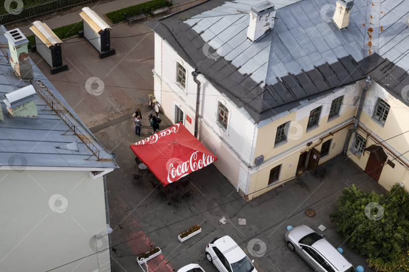 Скачать Вид на двор с высоты фотосток Ozero