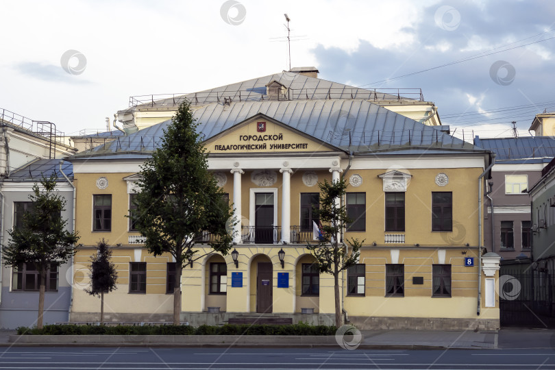 Скачать Здание городского педагогического университета, Москва фотосток Ozero
