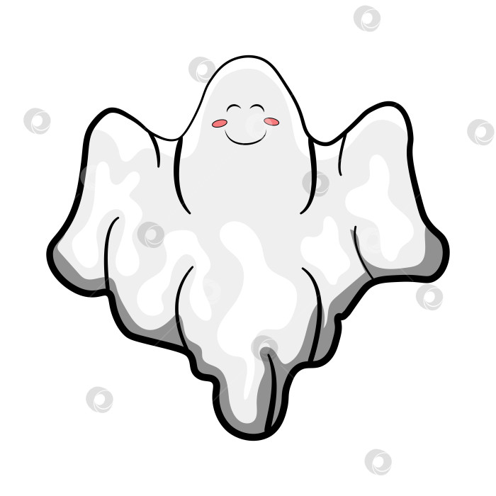 Скачать Летающий призрак на Хэллоуин фотосток Ozero