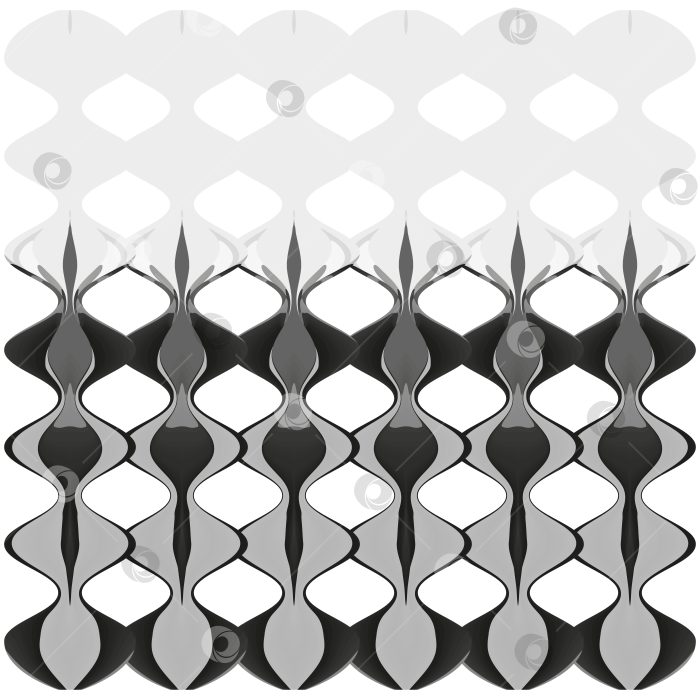 Скачать Fantasy pattern of elements of different shapes. фотосток Ozero
