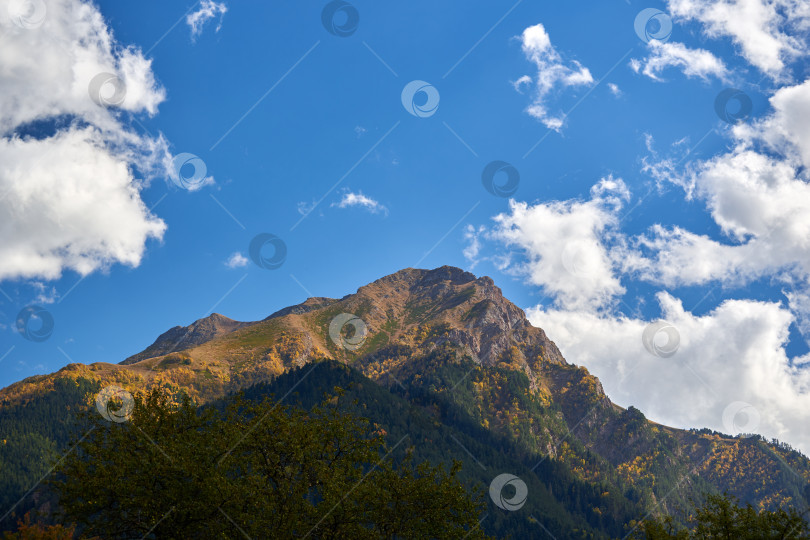 Скачать Горная вершина на закате. Гора Красная, Архыз. фотосток Ozero