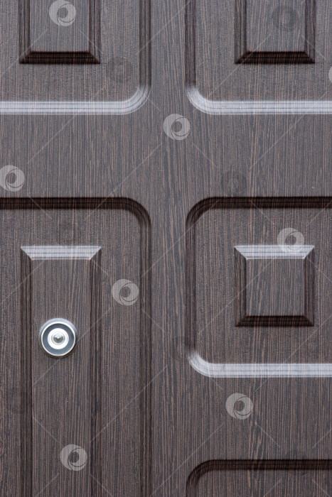 Скачать Металлическая входная дверь: изолированная деревянная поверхность и глазок фотосток Ozero