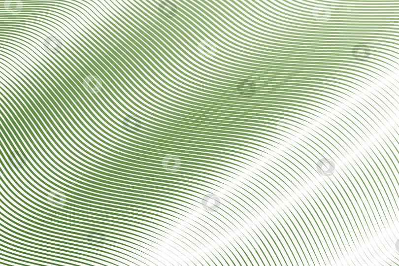 Скачать Абстрактный роскошный фон в бледно-зеленую полоску. Векторная наклонная волнистая текстура линий. Идеальный стиль для вашего бизнес-дизайна фотосток Ozero