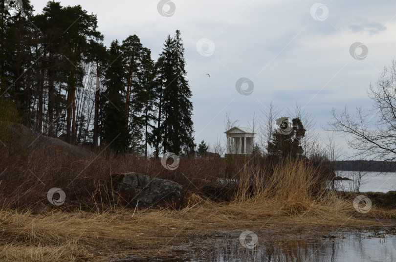 Скачать Храм Нептуна в парке Монрепо фотосток Ozero