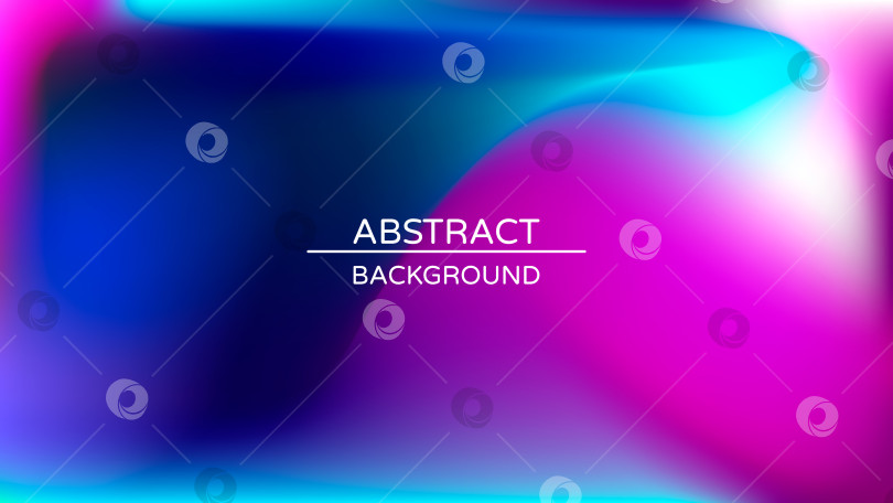 Скачать Синий и розовый абстрактный голографический градиентный фон с эффектом цветной жидкости. фотосток Ozero