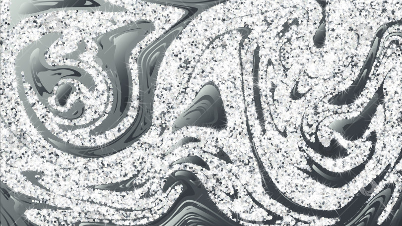 Скачать Абстрактный векторный фон с серебристой блестящей мраморной текстурой. фотосток Ozero