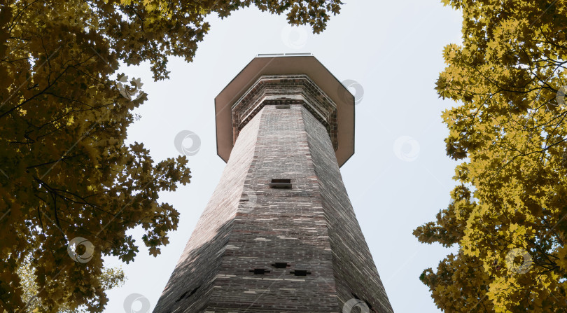 Скачать Высокая старая кирпичная труба фотосток Ozero