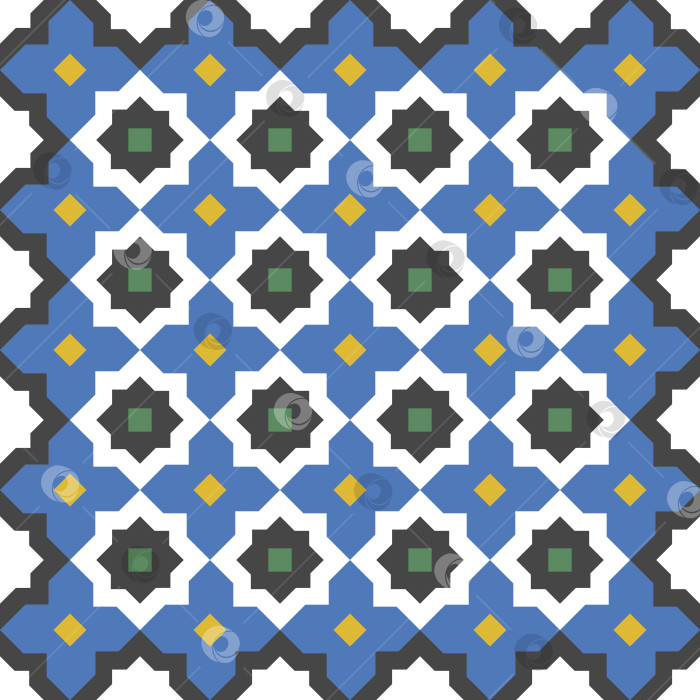 Скачать Классический арабский геометрический бесшовный узор (фон /макет) фотосток Ozero