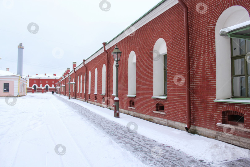 Скачать Здание Петропавловской крепости в виде глыб. фотосток Ozero
