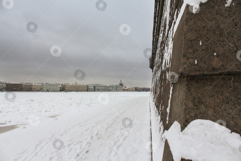 Скачать Ледяные торосы на Неве. фотосток Ozero