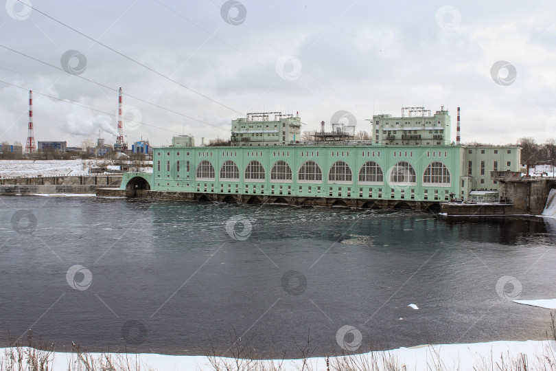 Скачать Волховская гидроэлектростанция. фотосток Ozero