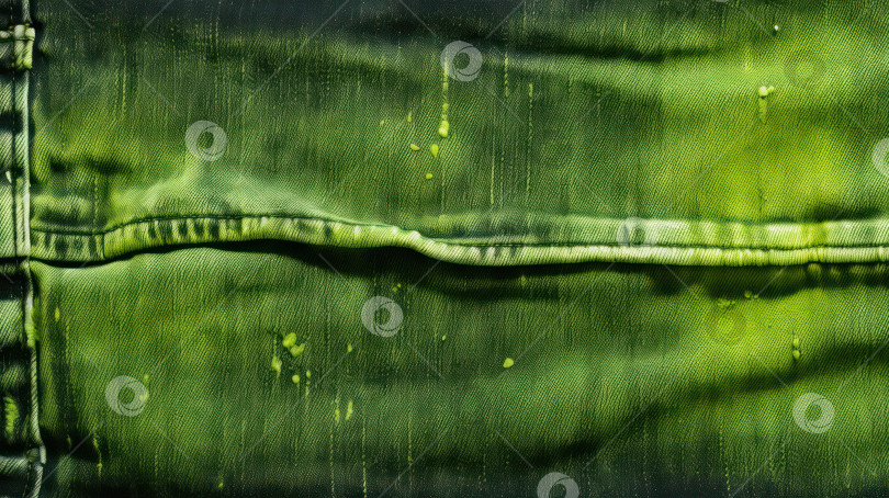Скачать Зеленая джинсовая ткань фон фотосток Ozero