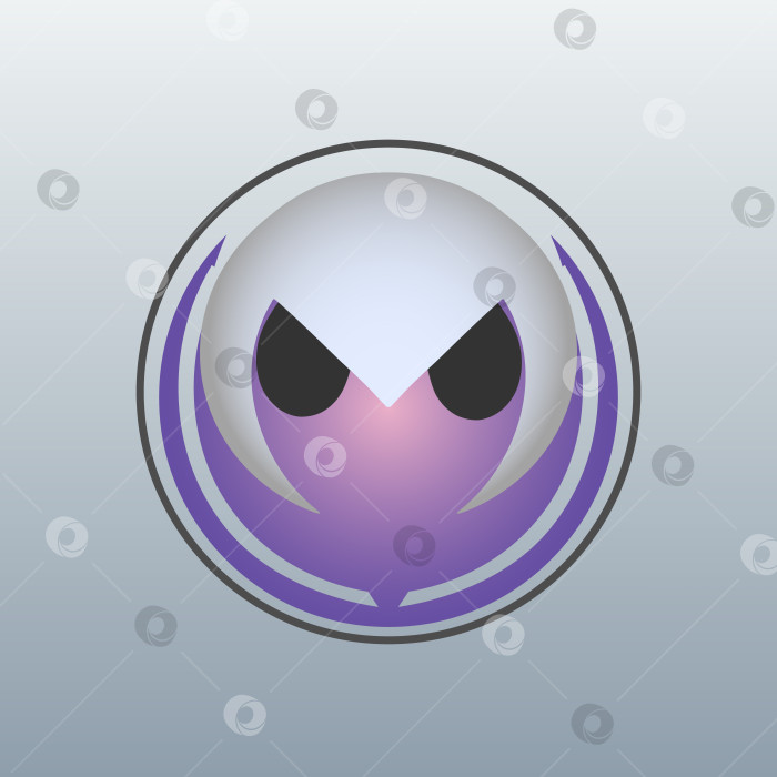 Скачать Логотип эмблема пришельца фотосток Ozero