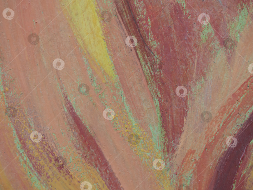 Скачать Текстура абстрактного разноцветного фона. Крупный план деревянной поверхности, украшенной разноцветной краской-текстурный фон фотосток Ozero