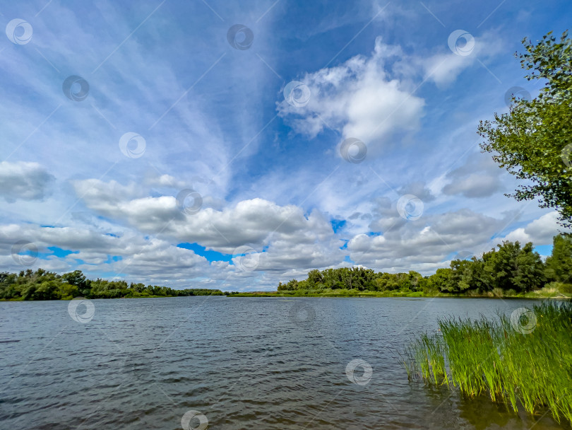 Скачать Речной пейзаж фотосток Ozero