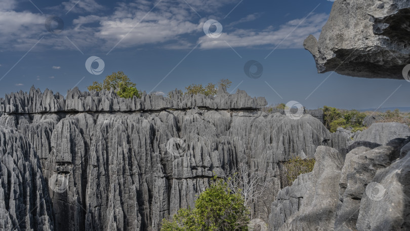 Скачать Уникальный Цинги Де Бемараха. Отвесные серые известняковые скалы фотосток Ozero