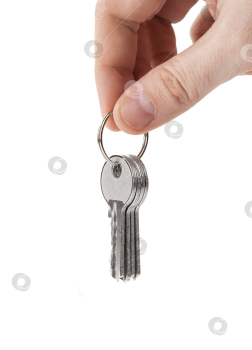 Скачать ключи от квартиры на ладони у человека фотосток Ozero