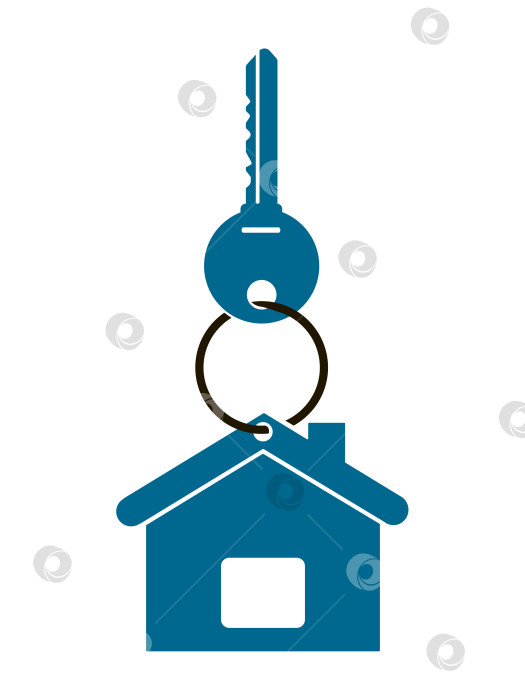 Скачать ключи от квартиры с брелоком в виде домика фотосток Ozero