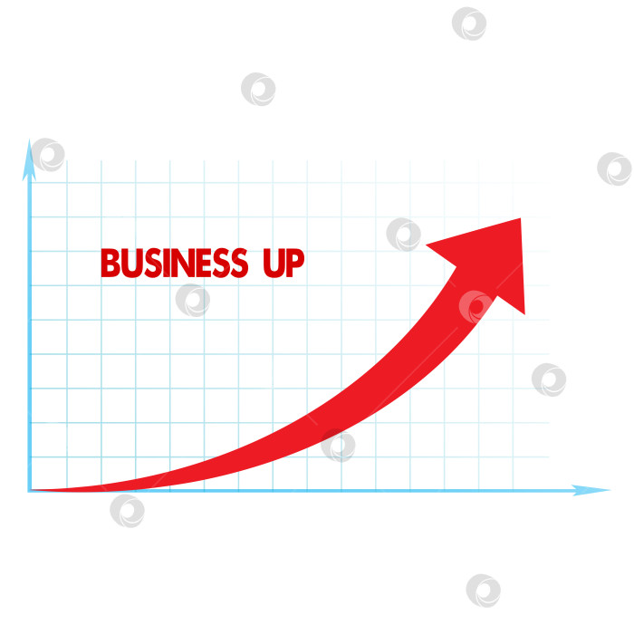 Скачать диаграмма со стрелками показывает рост бизнеса фотосток Ozero