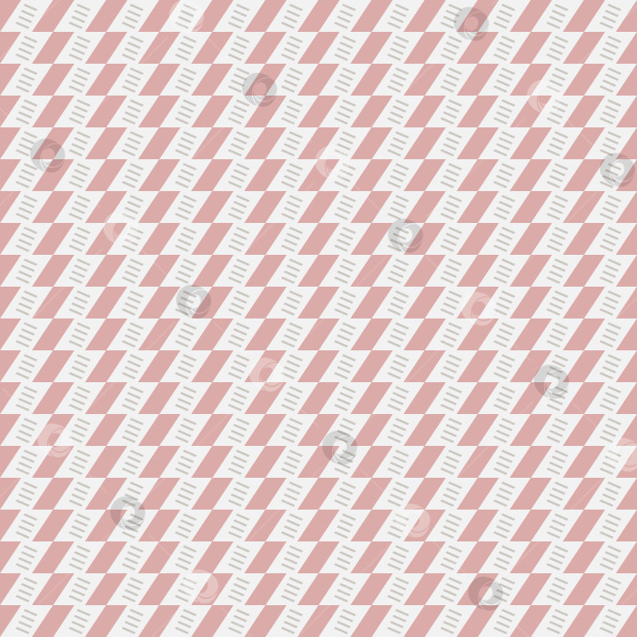 Скачать Повторяющая геометрическую современную стильную текстуру в сером и розовом цветах. фотосток Ozero