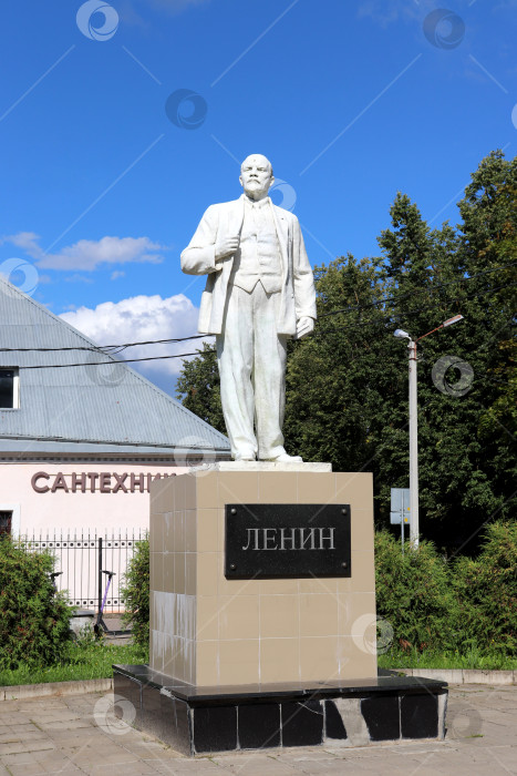 Скачать Памятник революционеру В.И. Ленину в Клину фотосток Ozero