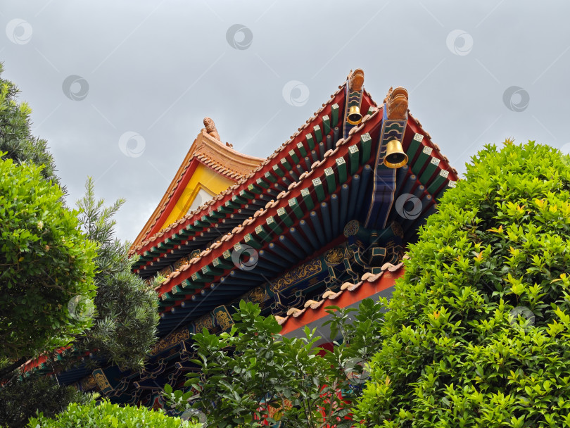 Скачать Крыша китайского храма фотосток Ozero