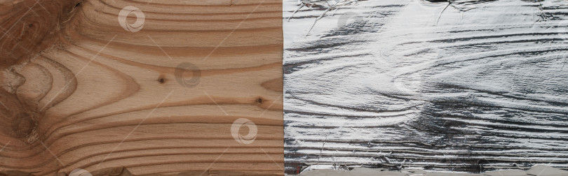Скачать Деревянные доски, украшенные фольгой фотосток Ozero